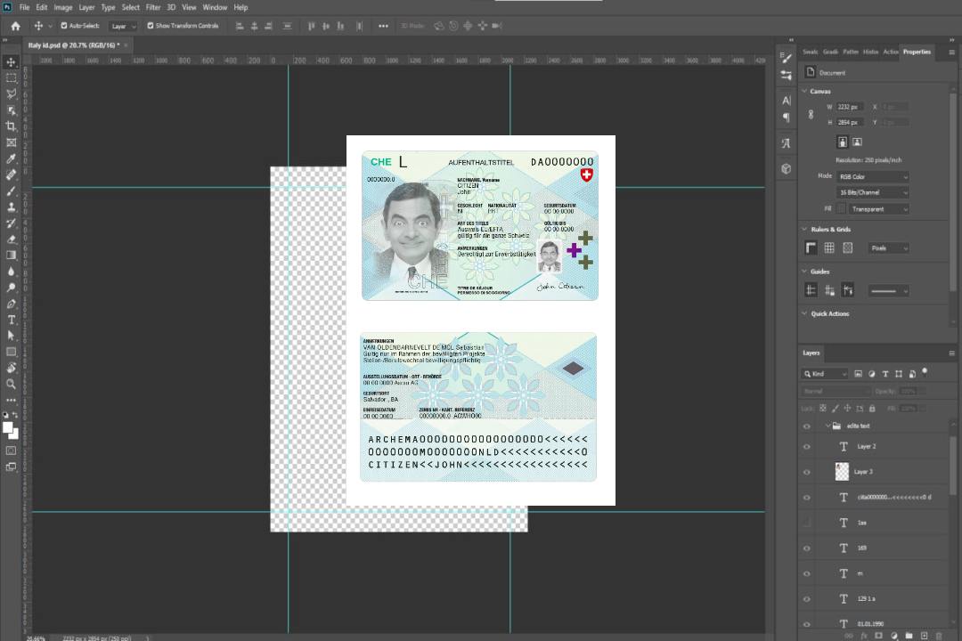 Permis de séjour en Suisse 2020-présent template
